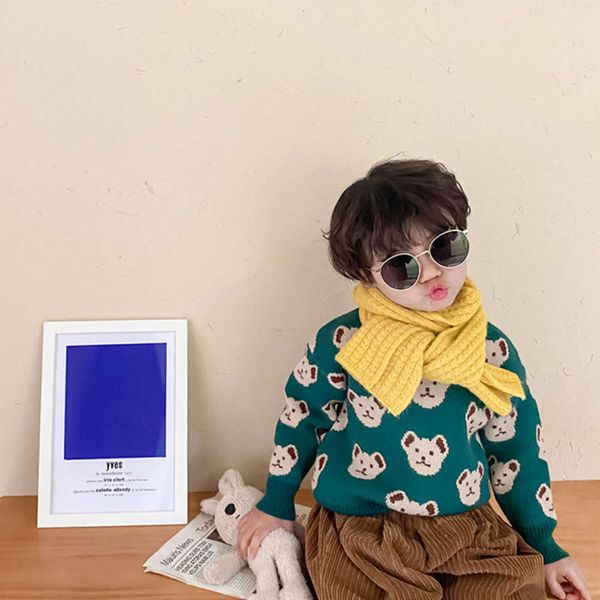 children's winter 2020 thickened cashmere versatile sweater for boys and girls, Blue
children's winter 2020 thickened cashmere versatile sweater for boys and girls, Blue