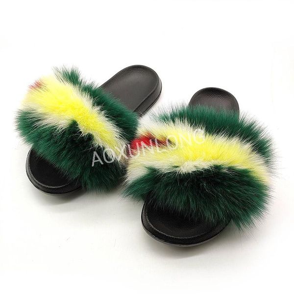 new design summer real fur slippers women's home indoor furry slides flat ladies fluffy plush hair non-slip slippers, Black
new design summer real fur slippers women's home indoor furry slides flat ladies fluffy plush hair non-slip slippers, Black