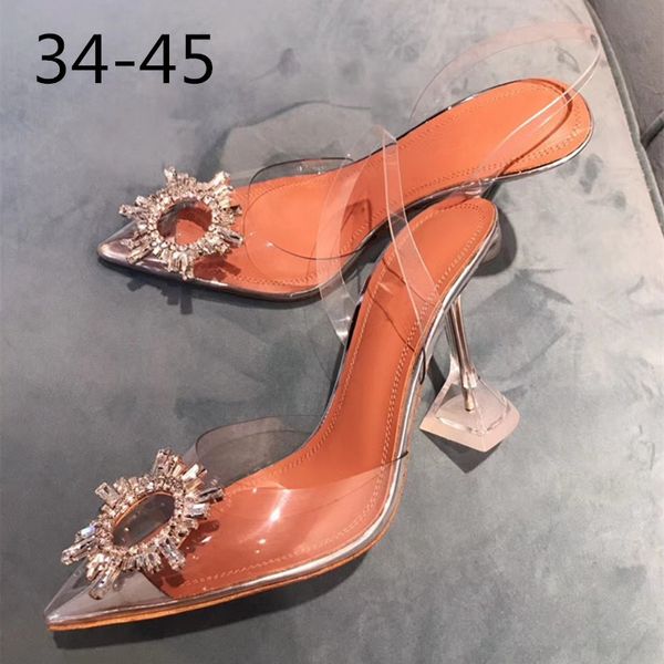34-45 pvc transparent crystal shoes 2020 summer new pointed odd heel shoes stiletto ladies sun decoration wild fairy shoes, Black
34-45 pvc transparent crystal shoes 2020 summer new pointed odd heel shoes stiletto ladies sun decoration wild fairy shoes, Black