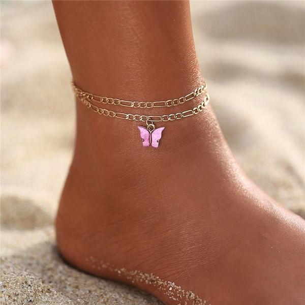 bohemian gold color butterfly anklets for women multi layers ankle bracelet summer ocean beach anklet foot leg jewelry 2020 h wmttat, Red;blue
bohemian gold color butterfly anklets for women multi layers ankle bracelet summer ocean beach anklet foot leg jewelry 2020 h wmttat, Red;blue