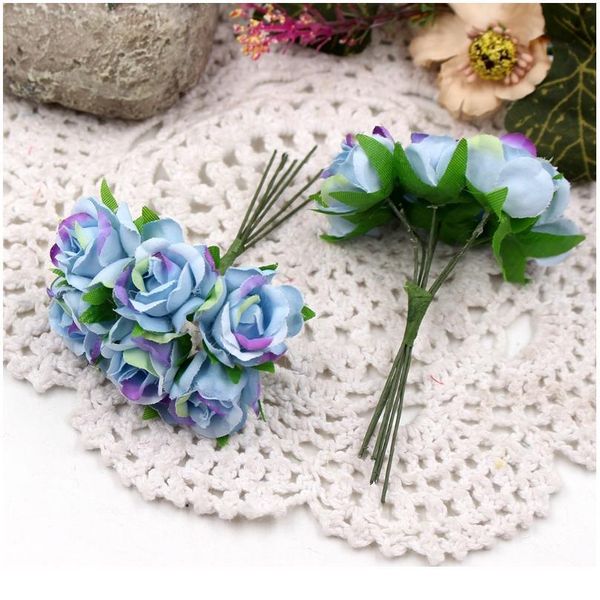 6pcs/lot 2.5cm mini silk rose artificial flower bouquet diy craft wreath scrapbook fake flower for wedding home party de jlleix
6pcs/lot 2.5cm mini silk rose artificial flower bouquet diy craft wreath scrapbook fake flower for wedding home party de jlleix