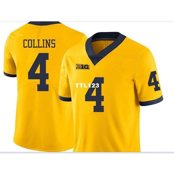 121 michigan wolverines nico collins #4 real full embroidery college jersey size s-4xl or custom any name or number jersey, Black
121 michigan wolverines nico collins #4 real full embroidery college jersey size s-4xl or custom any name or number jersey, Black