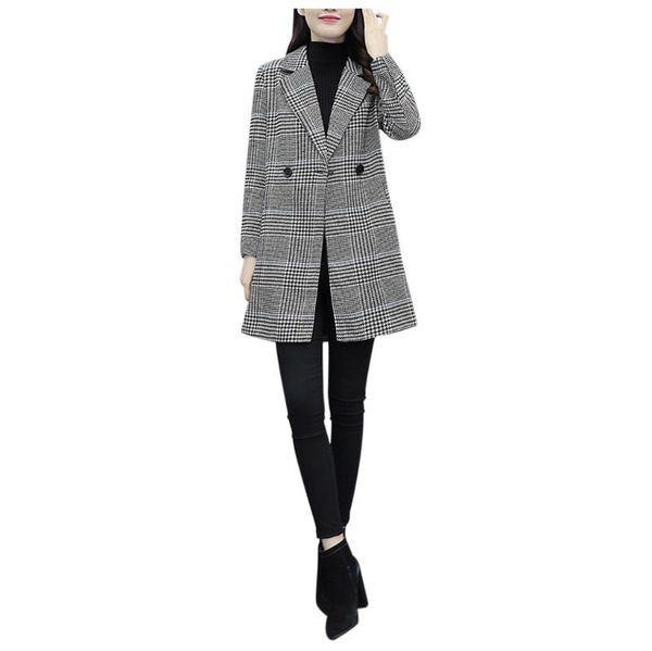 amsgend women's clothing fashion women's coat work plaid vintage office long sleeve button woolen women jacket long coat women, Black;brown
amsgend women's clothing fashion women's coat work plaid vintage office long sleeve button woolen women jacket long coat women, Black;brown
