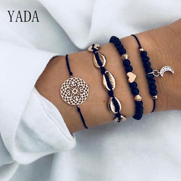 charm bracelets yada gifts gold color moon&shell bracelets&bangles for women flower friendship crystal jewelry bracelet bt200018, Golden;silver
charm bracelets yada gifts gold color moon&shell bracelets&bangles for women flower friendship crystal jewelry bracelet bt200018, Golden;silver