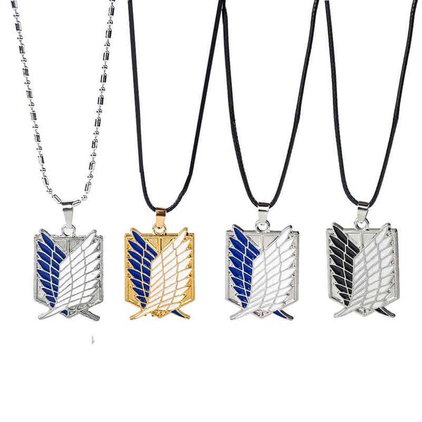 animation attack on titan necklace pendants om wings of liberty metal chain pendant cosplay survey corps erwin eren, Silver
animation attack on titan necklace pendants om wings of liberty metal chain pendant cosplay survey corps erwin eren, Silver