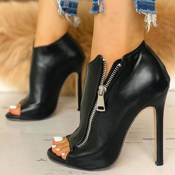 high heel women sandals shoes solid zipper peep toe zip pu leather punps summer wedding party femme sandals mujer #0r49
high heel women sandals shoes solid zipper peep toe zip pu leather punps summer wedding party femme sandals mujer #0r49