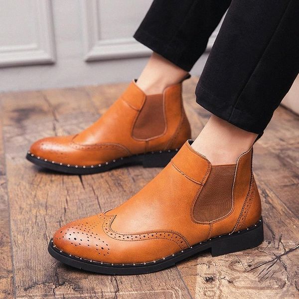 retro men boots outdoor comfortable brogue brand casual shoes slip on split leather casual british style snow boots shoes s5 #sd3z
retro men boots outdoor comfortable brogue brand casual shoes slip on split leather casual british style snow boots shoes s5 #sd3z