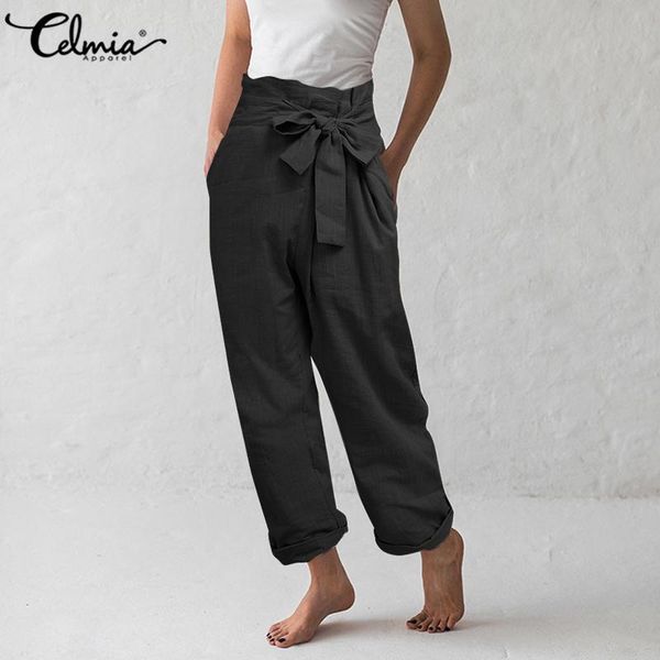 women's pants & capris 5xl celmia vintage wide leg women autumn high waist lace up casual loose trousers pockets work palazzo plus size, Black;white
women's pants & capris 5xl celmia vintage wide leg women autumn high waist lace up casual loose trousers pockets work palazzo plus size, Black;white