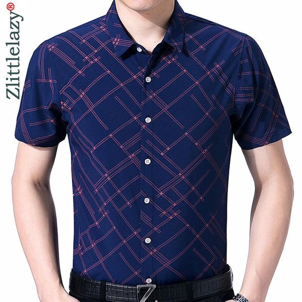 men's casual shirts 2021 brand short sleeve men social shirt summer streetwear argyle dress mens regular fit clothes fashions 0018, White;black
men's casual shirts 2021 brand short sleeve men social shirt summer streetwear argyle dress mens regular fit clothes fashions 0018, White;black