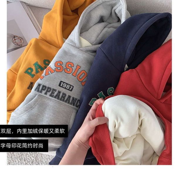 sweater winter plush autumn thickened hooded new boys' and girls' coats children's foreign sle hoodie baby's 18k4, Black
sweater winter plush autumn thickened hooded new boys' and girls' coats children's foreign sle hoodie baby's 18k4, Black
