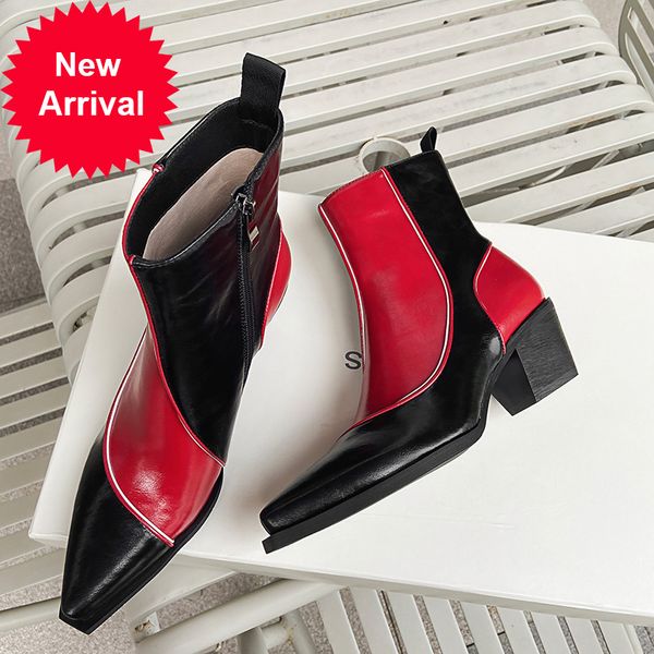 2021 genuine leather mark women ankle to shoes woman party boots size 34-42 fpmq, Black
2021 genuine leather mark women ankle to shoes woman party boots size 34-42 fpmq, Black