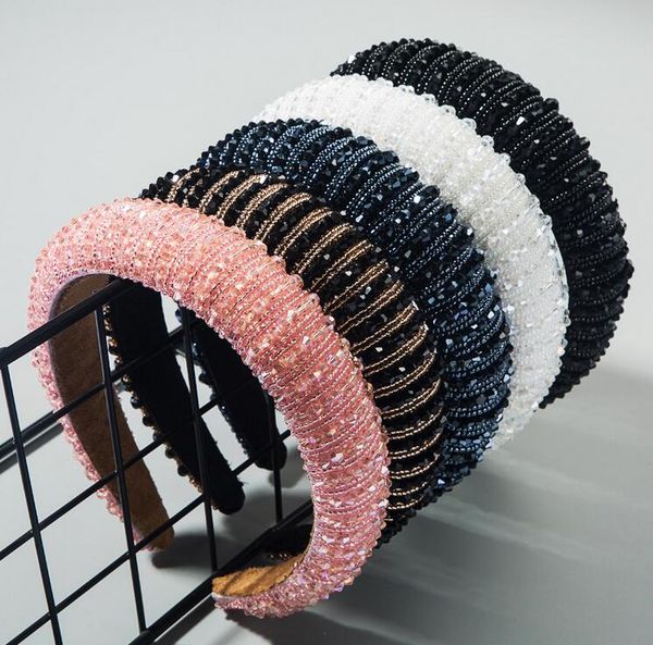 women full crystal hair bands lady luxury shiny padded diamond headband hair hoop fashion hair accessories, Silver
women full crystal hair bands lady luxury shiny padded diamond headband hair hoop fashion hair accessories, Silver