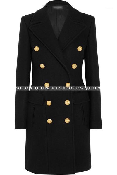 autumn winter style slim wool women jacket coat fashion mid long double-breasted woolen coat1, Black
autumn winter style slim wool women jacket coat fashion mid long double-breasted woolen coat1, Black