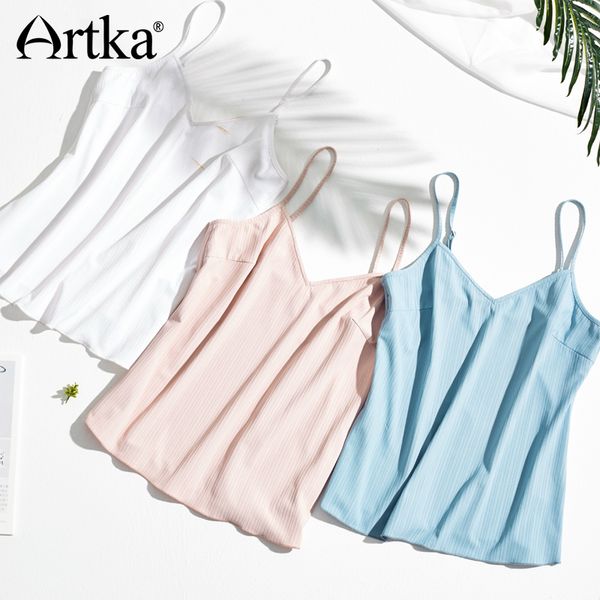 artka summer new women v-collar all-match comfortable simple solid camis za10483x y200701, White
artka summer new women v-collar all-match comfortable simple solid camis za10483x y200701, White