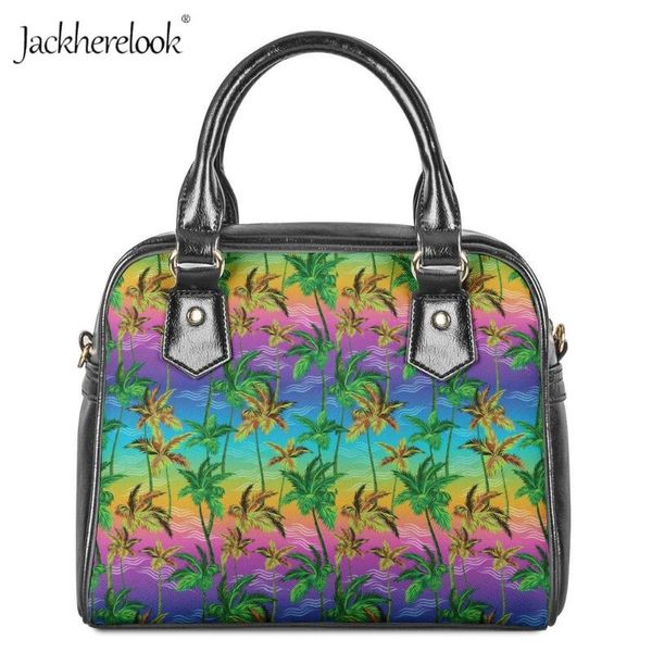 jackherelook tropical palm tree rainbow pattern women bag casual pu leather shoulder bags 2020 designer ladies handbags tote bag
jackherelook tropical palm tree rainbow pattern women bag casual pu leather shoulder bags 2020 designer ladies handbags tote bag