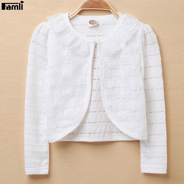 famli kid girls bolero jacket children girl wedding short outerwear summer kids white lace cardigan shawl jacket coat lj201130
famli kid girls bolero jacket children girl wedding short outerwear summer kids white lace cardigan shawl jacket coat lj201130