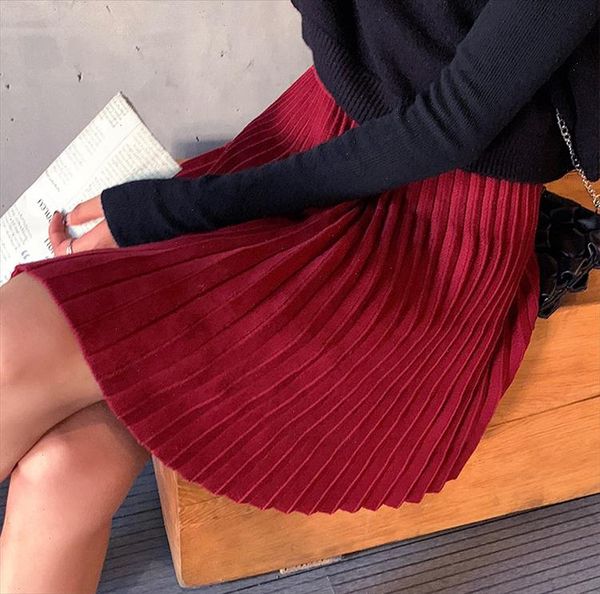 plus size 2021 spring new womens pleated skirt preppy style high waist solid fashion knitting warm skirts b9d601s, Black
plus size 2021 spring new womens pleated skirt preppy style high waist solid fashion knitting warm skirts b9d601s, Black