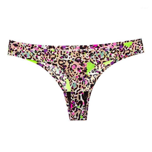 european and american women's underwear taste leopard print low waist ice silk one piece seamless women's t-shirt1, Black;pink
european and american women's underwear taste leopard print low waist ice silk one piece seamless women's t-shirt1, Black;pink
