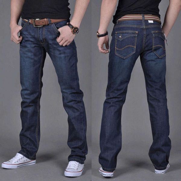 special price jeans loose straight four seasons youth casual men's mid waist long pants, Blue
special price jeans loose straight four seasons youth casual men's mid waist long pants, Blue