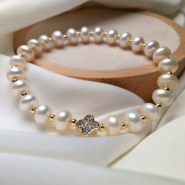 jygpm micro inlaid diamond pearl clover freshwater bracelet women's korean clover bracelet braceletversion of simple temperament lucky, Golden;silver
jygpm micro inlaid diamond pearl clover freshwater bracelet women's korean clover bracelet braceletversion of simple temperament lucky, Golden;silver