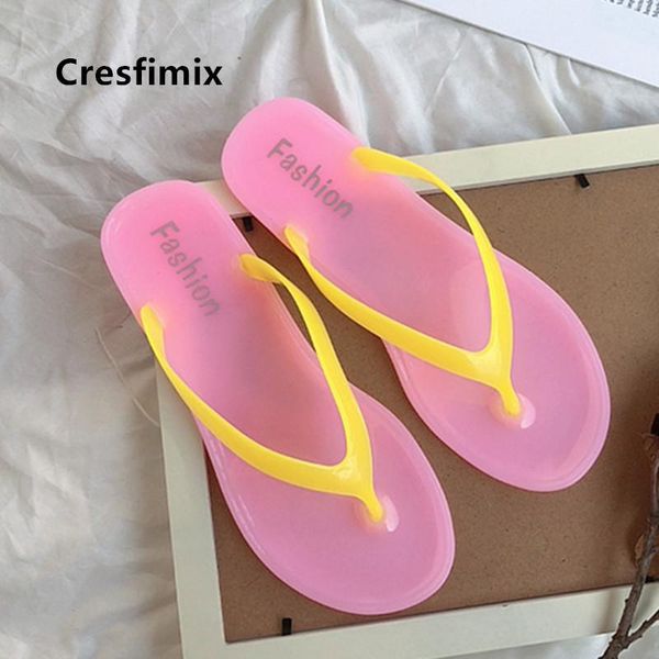 slippers cresfimix teenager cute light weight soft jelly beach flip flops women casual street comfortable flps chanclas de mujer, Black
slippers cresfimix teenager cute light weight soft jelly beach flip flops women casual street comfortable flps chanclas de mujer, Black