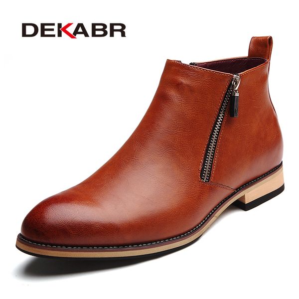 dekabr men boots comfortable black winter warm waterproof fashion ankle boots casual men pu leather snow boots winter shoes 200928
dekabr men boots comfortable black winter warm waterproof fashion ankle boots casual men pu leather snow boots winter shoes 200928