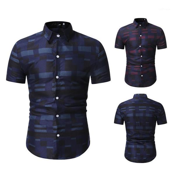 men's new summer personalized fashion business casual short sleeve striped hawaiian shirt beach vacation men shirt1, White;black
men's new summer personalized fashion business casual short sleeve striped hawaiian shirt beach vacation men shirt1, White;black