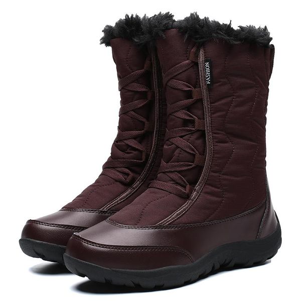 plus size 36-42 new 2020 snow boots women keep warm mid-calf snow boots women lace-up comfortable ladies chaussures femme, Black
plus size 36-42 new 2020 snow boots women keep warm mid-calf snow boots women lace-up comfortable ladies chaussures femme, Black