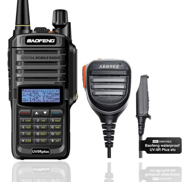 walkie talkie baofeng uv-9r plus ip67 waterproof vhf uhf 8w powerful portable 10km long range ham radio with 780 speaker mic
walkie talkie baofeng uv-9r plus ip67 waterproof vhf uhf 8w powerful portable 10km long range ham radio with 780 speaker mic