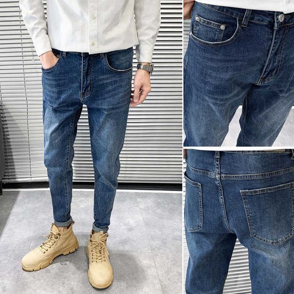 four seasons regular casual small foot slim micro elastic jeans pants for men 501p58 (big price difference, Blue
four seasons regular casual small foot slim micro elastic jeans pants for men 501p58 (big price difference, Blue