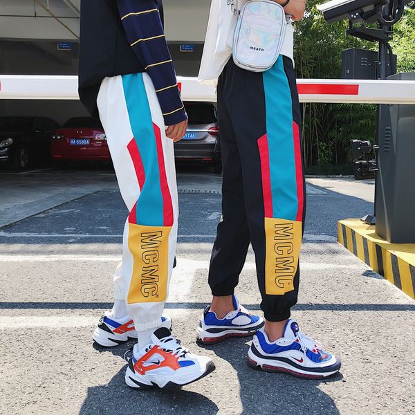 p7vaw couple casual sports neutral harajuku hip-hop national tide large size casual loose men's almlf pants long pants sports, Blue
p7vaw couple casual sports neutral harajuku hip-hop national tide large size casual loose men's almlf pants long pants sports, Blue