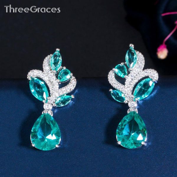 dangle & chandelier threegraces cute light blue cubic zirconia crystal pear drop earrings for women 2021 fashion korean jewelry er507, Silver
dangle & chandelier threegraces cute light blue cubic zirconia crystal pear drop earrings for women 2021 fashion korean jewelry er507, Silver
