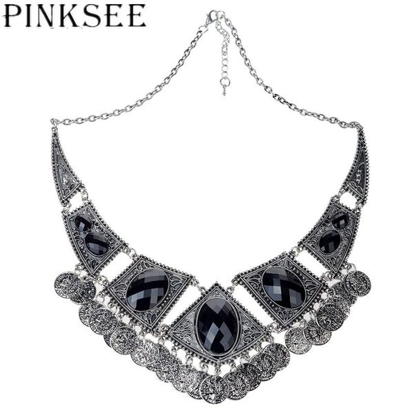 pinksee модного bohemian металл монеты кулон кисточка ожерелье женщины этнической ретро rhinestone цепь choker партия ювелирные изделия, Silver
pinksee модного bohemian металл монеты кулон кисточка ожерелье женщины этнической ретро rhinestone цепь choker партия ювелирные изделия, Silver