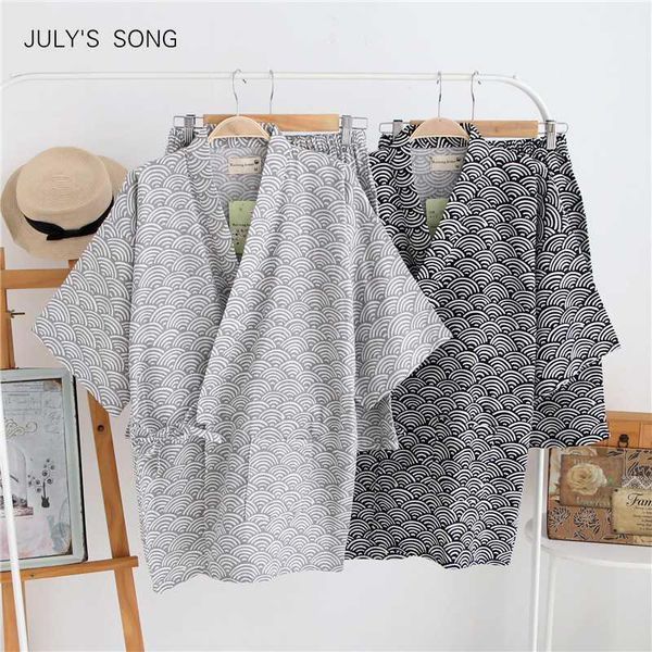 july's song harajuku kimino pajamas set male japanese v neck short sleeve nightwear elastic waist men sleepwear homewear summer1, Black;brown
july's song harajuku kimino pajamas set male japanese v neck short sleeve nightwear elastic waist men sleepwear homewear summer1, Black;brown