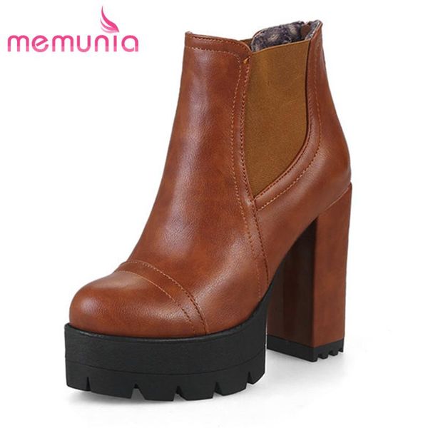memunia 2021 new ankle boots fashion platform boots autumn winter round toe high heels women big size 32-43, Black
memunia 2021 new ankle boots fashion platform boots autumn winter round toe high heels women big size 32-43, Black