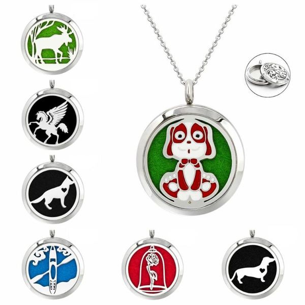 flag dog pet dachshund 30mm diffuser locket twist screw crystal pendant 316l stainless steel perfume necklace chain 10pad, Silver
flag dog pet dachshund 30mm diffuser locket twist screw crystal pendant 316l stainless steel perfume necklace chain 10pad, Silver