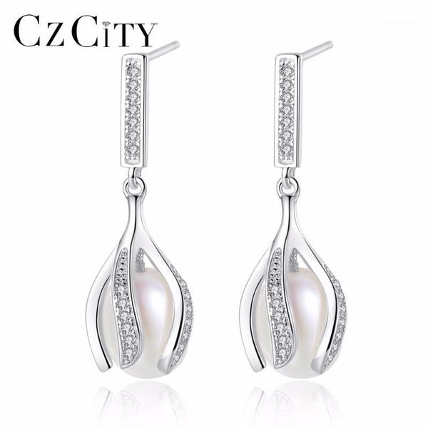 czcity women pearl earrings 2020 genuine silver 925 tiny cz crystal inlayed 7-8mm natural pearl jewelry1, Golden;silver
czcity women pearl earrings 2020 genuine silver 925 tiny cz crystal inlayed 7-8mm natural pearl jewelry1, Golden;silver
