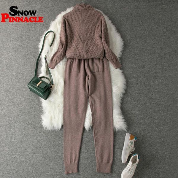 women sweater suits set knitted tracksuit warm soft turtleneck pullovers and long pants for female knitted customs 9 colors 201007, White
women sweater suits set knitted tracksuit warm soft turtleneck pullovers and long pants for female knitted customs 9 colors 201007, White