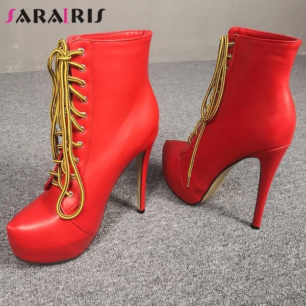 boots sarairis platform solid lace up office elegant ankle women designer ladies brand wholesale winter shoes, Black
boots sarairis platform solid lace up office elegant ankle women designer ladies brand wholesale winter shoes, Black