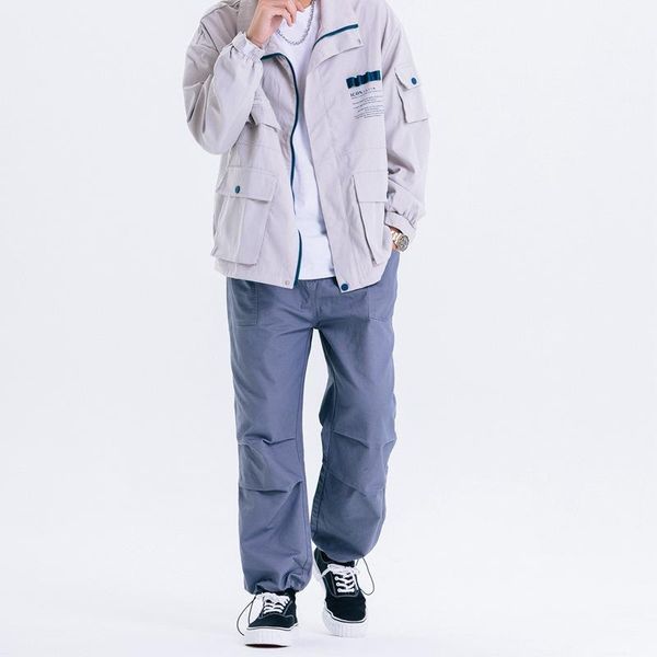 spring and autumn pure color men and women loose fitting casual drawstring pants fashion simple cut wide leg pants ninth1, Black
spring and autumn pure color men and women loose fitting casual drawstring pants fashion simple cut wide leg pants ninth1, Black