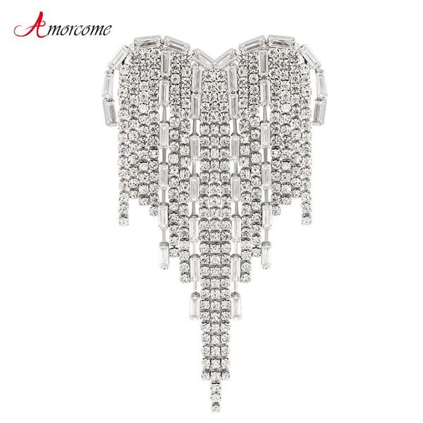 amorcome rhinestone heart brooches for women fashion 2020 designer alloy brooch pins badges on backpack wedding jewelry, Gray
amorcome rhinestone heart brooches for women fashion 2020 designer alloy brooch pins badges on backpack wedding jewelry, Gray