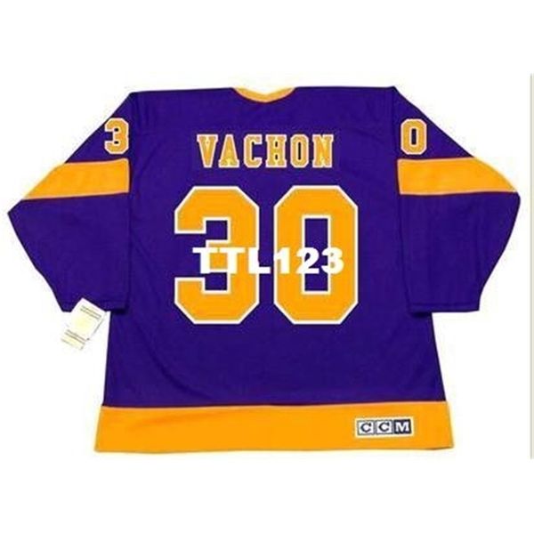 121s #30 rogie vachon los angeles kings ccm vintage away home hockey jersey or custom any name or number retro jersey, Black
121s #30 rogie vachon los angeles kings ccm vintage away home hockey jersey or custom any name or number retro jersey, Black