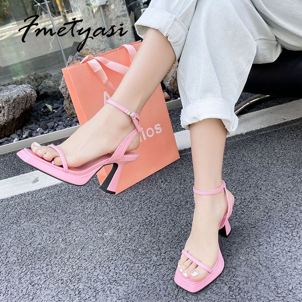 2022 summer women shoes on heel luxury fashion pink platform heel comfortable square toe roman ankle strap anti-slip sandal, Black
2022 summer women shoes on heel luxury fashion pink platform heel comfortable square toe roman ankle strap anti-slip sandal, Black