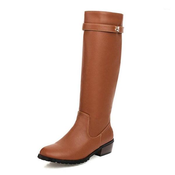 new winter fashion boots buckle round toe side zipper womens flat knee high boots shoes woman ladies motorcycle us10.51, Black
new winter fashion boots buckle round toe side zipper womens flat knee high boots shoes woman ladies motorcycle us10.51, Black