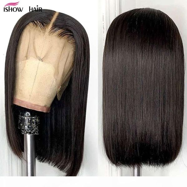 ishow blunt cut short front human brazilian straight wigs with baby hair 13x4x1 lace frontal bob wig, Black;brown
ishow blunt cut short front human brazilian straight wigs with baby hair 13x4x1 lace frontal bob wig, Black;brown