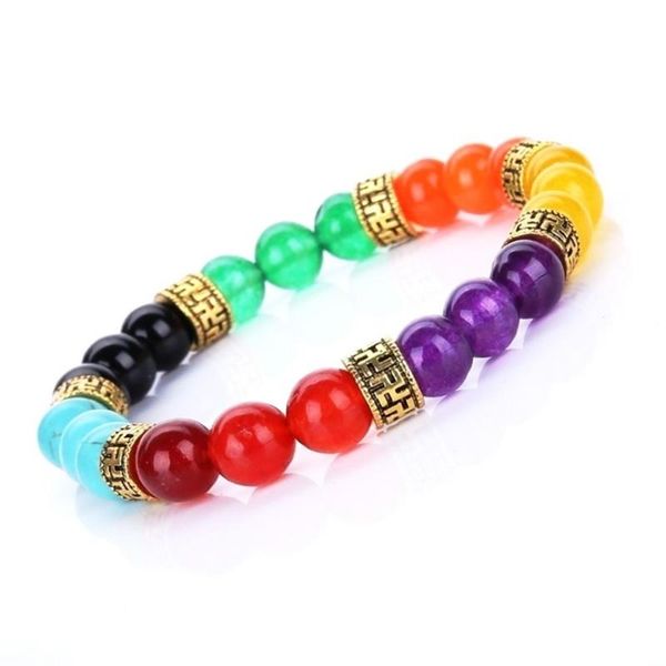 multi-color 7 chakra stone bracelet natural beads healing reiki prayer buddha beads bracelet men charms yoga for women, Black
multi-color 7 chakra stone bracelet natural beads healing reiki prayer buddha beads bracelet men charms yoga for women, Black