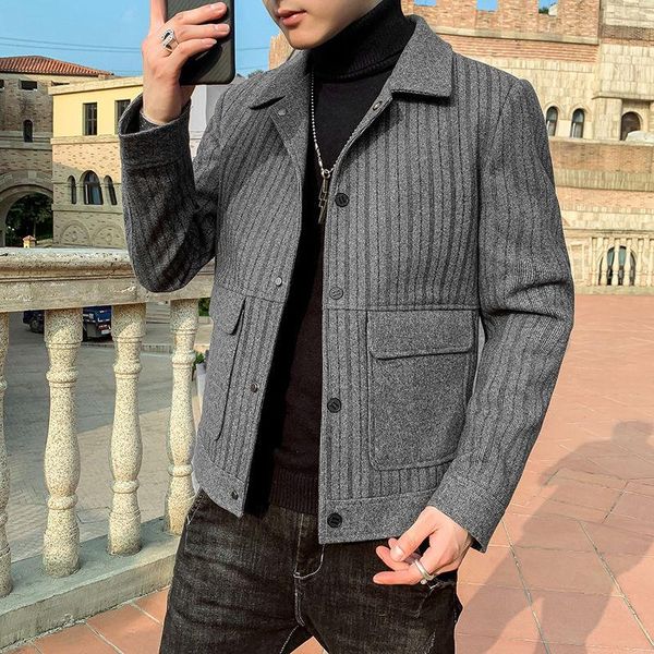 men's trench coats windbreaker 2021 autumn slim pure color chinese style long sleeve casual fashion youth wear, Tan;black
men's trench coats windbreaker 2021 autumn slim pure color chinese style long sleeve casual fashion youth wear, Tan;black