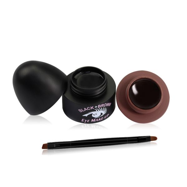 kaqiya - 5001 waterproof black eyeliner cream make up beauty cosmetics long lasting smooth quick dry eye liner gel with a brush
kaqiya - 5001 waterproof black eyeliner cream make up beauty cosmetics long lasting smooth quick dry eye liner gel with a brush