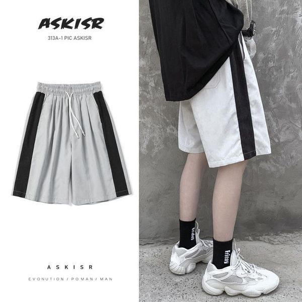 summer shorts men's fashion contrast color casual shorts men streetwear wild loose drawstring joggers mens s-2xl1, White;black
summer shorts men's fashion contrast color casual shorts men streetwear wild loose drawstring joggers mens s-2xl1, White;black