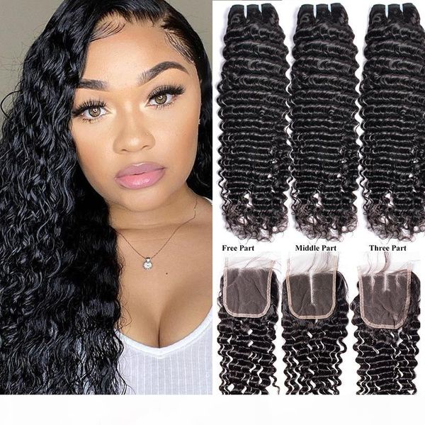 modern show 8a deep wave 3 bundles with closure brazilian hair weave modern show hair human hair bundles with closure part lace, Black
modern show 8a deep wave 3 bundles with closure brazilian hair weave modern show hair human hair bundles with closure part lace, Black